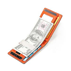 <span class=keywords><strong>Amazon</strong></span> Offre Spéciale Mens Slim En Cuir Véritable Portefeuille Avec de l'argent Clip RFID BLOCAGE Pliante Titulaire de la <span class=keywords><strong>Carte</strong></span> de Crédit Pour hommes - Product Image 5