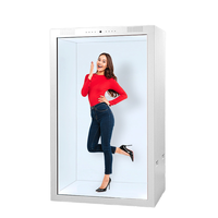 Gabinete Holográfico Interactivo 3D con IA, Cabina Holográfica Transparente para Interiores, Equipo de Pantalla, Tamaño en Pulgadas