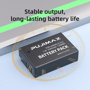 Pujimax แบตเตอรี่ LP-E17 1040มิลลิแอมป์ต่อชั่วโมงสำหรับ <span class=keywords><strong>Canon</strong></span> EOS 760D 750D 200D X9i จุมพิต T6s กบฏ8000D จูบ T6i X8i 250D SL3กบฏ - Product Image 4