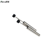 Amortisseur à piston hydraulique à fermeture douce - Finition galvanisée en acier inoxydable pour accessoires de montage de meubles et quincaillerie