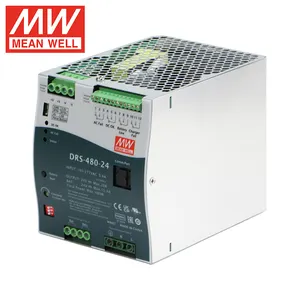 MEANWELL 480w 24v 20a All in one Intelligent Security Power Supply Power Supplies with UPS DRS-480-24