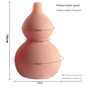 Brinquedo Sexual Adulto Criativo para Homens, Copo de Silicone em Forma de Abóbora, Simulação de Avião, Masturbação Invertida JiaYi - Product Image 4