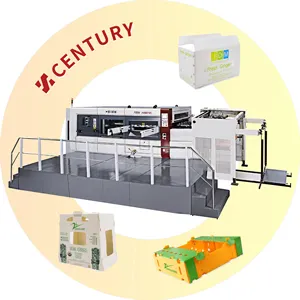 Carton impressão entalho máquina de corte MWZ1450QS rotativo slotter máquina e impressora slotter