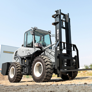 מלגזה דיזל עם העמסה עצמית 2.<span class=keywords><strong>5</strong></span>-<span class=keywords><strong>5</strong></span> טון 4x4 מלגזה לשטח קשה עם תורן תלת-שלבי דגם Powston PTF-50 - Product Image 4