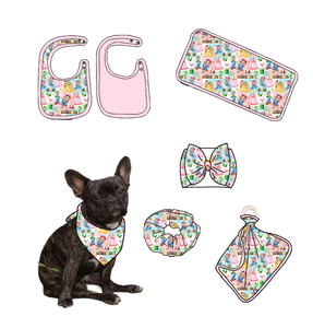 Khăn yếm sơ sinh 2 lớp kháng khuẩn, thân thiện với môi trường, chất liệu tre, in hình thú vật và nhân vật hoạt hình, năm 2026, có thể giặt được - Product Image 5