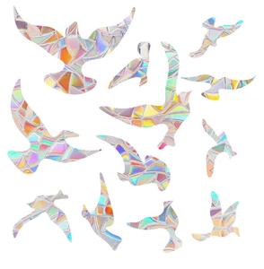 Kính bám PVC Vinyl mặt trời cầu vồng Catcher <span class=keywords><strong>Sticker</strong></span> cửa sổ cửa sổ tấn công phòng chống dán chim scare dán - Product Image 2