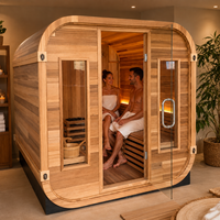 Dukungan OEM untuk Ruang Sauna Kustom dengan Berbagai Spesifikasi dan Gaya, Peralatan Sauna Dalam Ruangan untuk Pengalaman Relaksasi Tubuh di Spa Rumah.