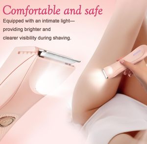 Afeitadoras Eléctricas Inalámbricas para Mujer, Recargables, Indoloras, Recortadora de Vello Corporal, Afeitadora Impermeable IPX7 para Cara/Axilas - Product Image 2