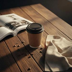 Vaso de Papel Aislado de Doble Pared Premium P&M, Vaso de Té con Pared Ondulada Gruesa, Vaso para Bebidas Calientes a Prueba de Fugas con Tapa, OEM - Product Image 4