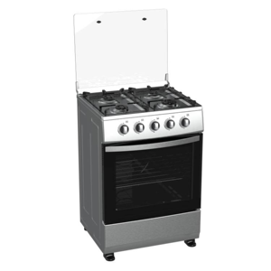 Cuisinière à gaz/électrique à 5 brûleurs en acier inoxydable, grande capacité, haute puissance, à prix bas, avec four, classe énergétique A - Product Image 3