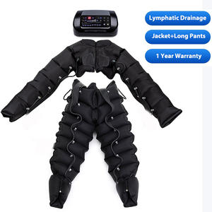 Máquina de masaje linfático de 8 cámaras de recuperación deportiva neumática secuencial CE médica para brazos, pecho y piernas - Product Image 1