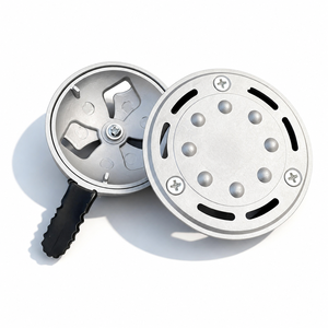 Dispositivo de gestión de calor para hookah de metal plateado esmerilado, soporte redondo para carbón HMD, accesorio para cuenco de shisha, venta al por mayor OEM - Product Image 3