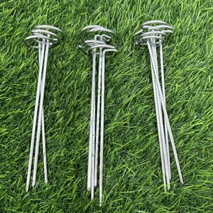 विरोधी जंग जस्ती गार्डन दांव सर्कल शीर्ष परिदृश्य पिन ग्राउंड कवर फैब्रिक दांव सुरक्षा लॉन - Product Image 1