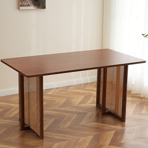 Bán buôn ghế Nordic rắn gỗ hình chữ nhật và vuông bàn ăn Thiết kế phổ biến cho quán cà phê nhà hàng khách sạn phòng ăn - Product Image 4