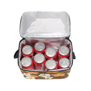 Bolsa Térmica para Almuerzo, Diseño de Hibisco, Estilo Simple, Portátil, con Logotipo Personalizado, Bolsa Térmica Pequeña para Almuerzo - Product Image 6