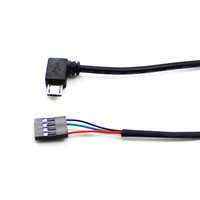 Cable USB Personalizado de Micro Macho a 4 Pines, Ensamblaje de Cable JST Molex Picoblade a Mini B, Arnés de Cableado