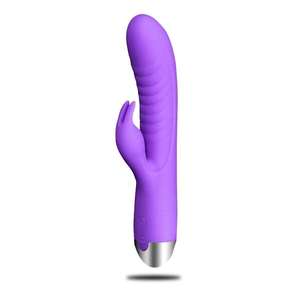 Usb Oplaadbare Siliconen Realistische Vibrerende Dildo G Spot Clit Stimulator Vinger-Achtige Motion Wave Konijn Vibrator Voor Vrouwen - Product Image 2
