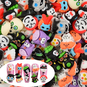 <span class=keywords><strong>2023</strong></span> nouveauté 20 pièces/sac 3D Kawaii résine <span class=keywords><strong>Halloween</strong></span> décoration citrouille crâne Nail Art accessoires <span class=keywords><strong>ongles</strong></span> breloques - Product Image 2