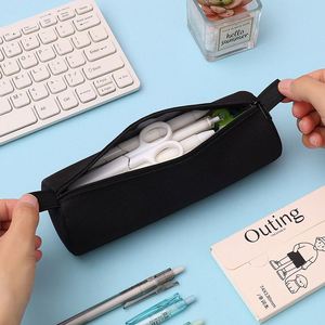 Estuche para Lápices con Logotipo Personalizado para Estudiantes Escolares, Estuche de Plástico con Cierre para Niñas y Niños, Bolsa de Papelería Extra Grande - Product Image 4