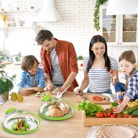 Accessoires et gadgets de cuisine : Couvercles anti-éclaboussures de 10 pouces avec fonction vapeur pour micro-ondes