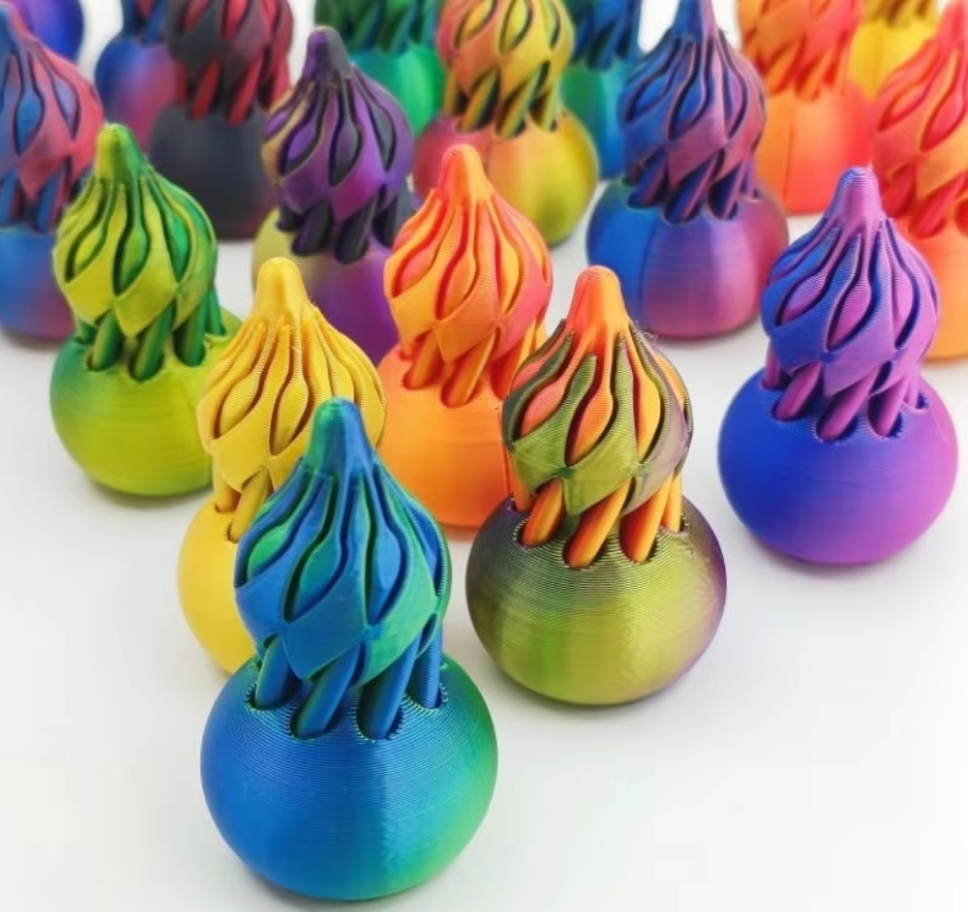 3d printed gourd-mixed colors