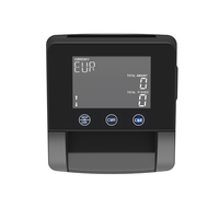 Détecteurs de devises portables mini LCD avec fonction de détection des billets contrefaits USD/EURO