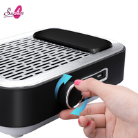 Machine à ongles multifonctionnelle 5-en-1 rechargeable avec aspirateur à ongles, lime à ongles, filtre et lampe UV
