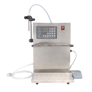 Machine de remplissage semi-automatique pour petits sachets à bec verseur, machine de remplissage numérique de liquides (lait, etc.) pour sachets souples - Product Image 2