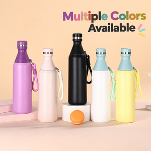 304 Stainless Steel Detachable Cola Bottle Double Wall Vacuum <b>Insulated</b> Sports Water Bottle Leakproof Outdoor Hiking <b>Flask</b> - Product Image 4