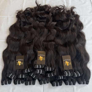 Fournisseurs de Cheveux Naturels Raides Ondulés Bouclés, Fournisseur de Cheveux Humains de Vison Bruts Brésiliens Paquets de Cheveux Naturels Péruviens - Product Image 1