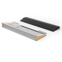 Repose-poignet ergonomique en bois avec support de plateau de clavier en alliage d'aluminium pour ordinateur à utiliser avec le calendrier