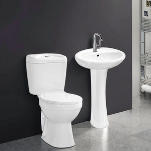 Conjunto de <span class=keywords><strong>Inodoro</strong></span> y Lavabo para Baño, Muebles Sanitarios, <span class=keywords><strong>Inodoro</strong></span> y Lavamanos - Product Image 1