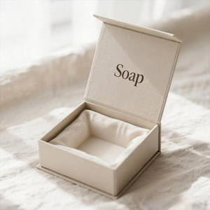 Scatola di Cartone Ecologica Marrone Personalizzata con Logo, Chiusura Magnetica, per Cosmetici, Profumi e Saponi - Product Image 5