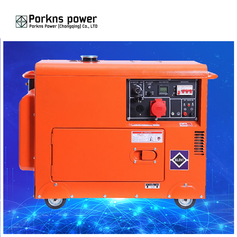Porkns Power Gasoline 5Kva 5kw Alternator