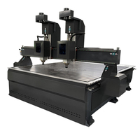 Machine de découpe et de gravure CNC multi-têtes haute performance 2000 2500 à grande vitesse pour le bois avec table à vide