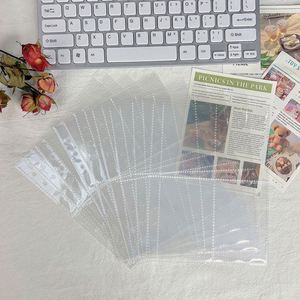 Pochette à monnaie transparente en PVC avec fermeture éclair spirale givrée et reliure à feuilles mobiles pour la gestion budgétaire promotionnelle et l'organisation - Product Image 2