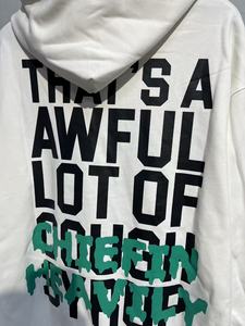 Nueva llegada de calidad superior 100% algodón que es un montón de COUPH SYRUP High Street Alphabet Trendy Brand Loose Casual Hoodie - Product Image 5