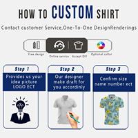 Vente en gros Custom Dye Sublimation impression chemise de golf hommes vêtements design golf vêtements marques