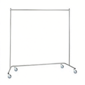 Carrello Portabiti in Acciaio Inox 850 P con Ruote per Armadio e Guardaroba - Product Image 2