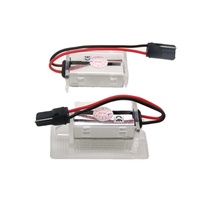 Lampe de courtoisie de porte LED blanche 12V, lumière de bienvenue intérieure de voiture OE 84AG13547AA pour pièces de rechange automobiles Ford