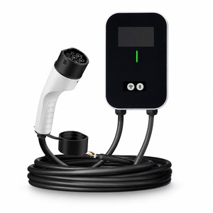 Estación <span class=keywords><strong>de</strong></span> Carga para Vehículos Eléctricos <span class=keywords><strong>de</strong></span> 7kW, 11kW y 22kW, Tipo 2, CA, con Bluetooth, WiFi y Control por Aplicación, para Hogar y Flota - Product Image 1