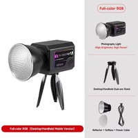 Nouvel éclairage professionnel audio-vidéo COB 100W RGB 13400mAh à design innovant, éclairage continu pour la vidéo