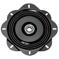 Plateau tournant carré SS 248x248mm avec roulement rotatif, type Lazy Susan