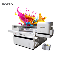 ILOVEUV 1413 Printer UV Flatbed 3pcs I3200 Printer UV LED Flatbed Komersial untuk Pencetakan Langsung ke Objek pada Lembaran Logam, Kayu, Akrilik