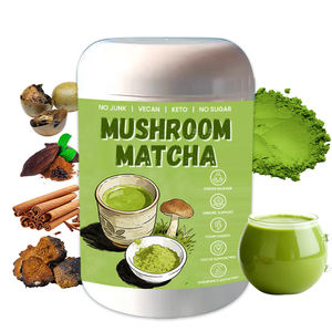 Matcha en Polvo de Grado Ceremonial con Champiñón Chaga, <span class=keywords><strong>Cacao</strong></span> Peruano y Canela de Ceilán, Marca Privada OEM - Product Image 1
