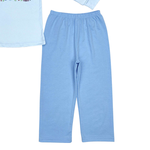 ชุดเดรสแขนยาวลายลูกสุนัขสีเขียวผ้าคอตตอนสแปนเด็กซ์สวมใส่ได้ทุกฤดู - Product Image 6