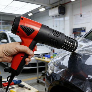 Pistolet <span class=keywords><strong>thermique</strong></span> professionnel 2000W 220V <span class=keywords><strong>à</strong></span> température réglable pour le thermoformage, l'emballage et l'application de film automobile - Product Image 1