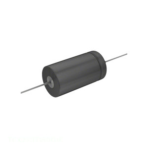 Condensateur à traversée axiale TCX270T150G1C 27 uF CAP ALUM 27UF 150V, Distributeur agréé - Product Image 1