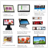 Moniteur de machine de commentaires clients en forme de L de 7 pouces pour kiosque publicitaire d'affichage Wifi Android
