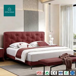 <span class=keywords><strong>Letto</strong></span> <span class=keywords><strong>singolo</strong></span> King Size in legno di quercia moderno personalizzabile con un <span class=keywords><strong>comodo</strong></span> Design multifunzionale in pelle per l'applicazione della camera da <span class=keywords><strong>letto</strong></span> - Product Image 1
